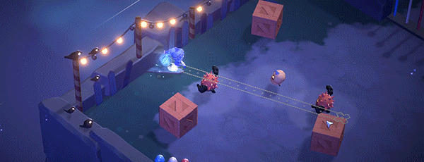 nightmare circus screenshot puppet string combat top down view