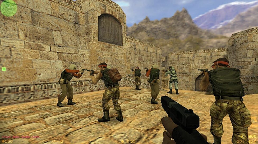 Counter Strike 1.6 video game