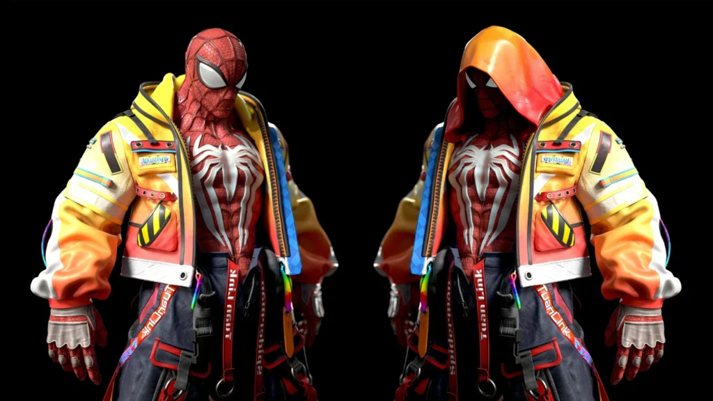 Spider Man HipHop Graffiti Style by TwoFingers Studio 3D Art Outsourcing